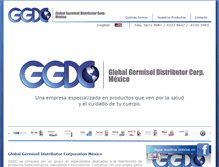 Tablet Screenshot of globalgermisolmexico.com